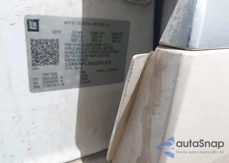 2018 GMC Acadia Denali из США, поврежденный, VIN 1GKKNPLS4JZ201370